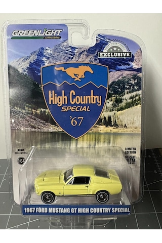 Greenlight 1967 Ford Mustang Gt Fastback High Country Special 1/64 Model Araba 24926150