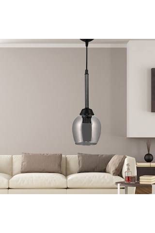 Dede Tekli Volga Sarkıt Antrasit Siyah Füme Camlı