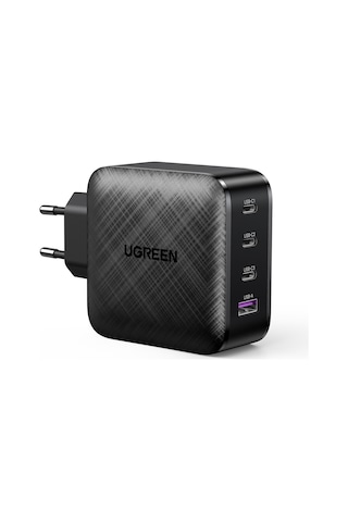 Ugreen 65w Şarj Cihazı Type-c 3xusb-c, 1xusb-a, Siyah, 70774