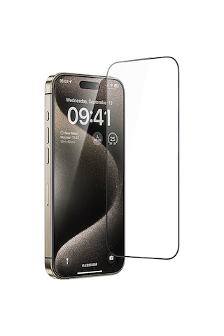 Apple Uyumlu   iPhone 14 Pro Max Casebang Clear Hd Ekran Koruyucu Ve Kolay Uygulama Aparatı