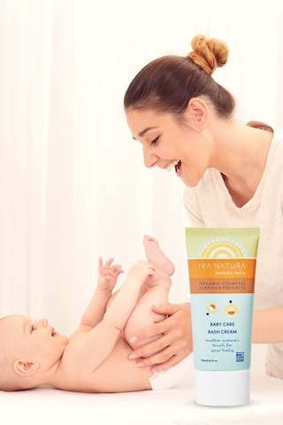 Iva Natura Organik Sertifikalı %98 Doğal Onarıcı Ve Önleyici Bebek Pişik Kremi Sarı Kantaron Özlü 75ml