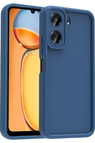 Xiaomi Poco C65 Kılıf Kamera Korumalı Zore Ananas Kapak Koyu Yeşil