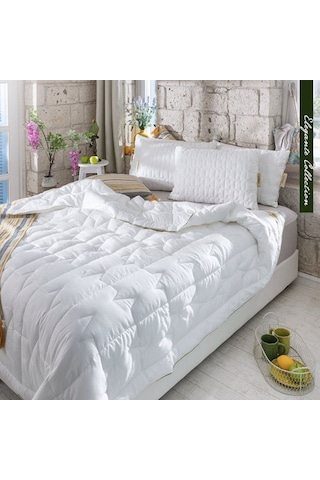 Othello Elegante Bambuda Bambu Dolgulu Baharlık Yorgan 195X215 Cm Beyaz