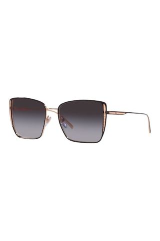 Bvlgari 0bv6176 20238g 55 Kadın Güneş Gözlüğü Altın - Beyaz
