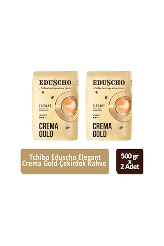 Tchibo Eduscho Elegant Crema Gold 500 Gr X 2 Adet Çekirdek