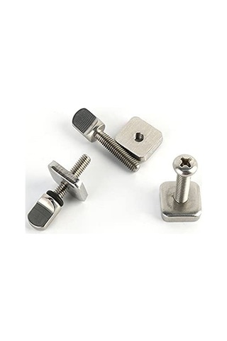 Xurunkeji 10 Adet Fin Vidaları Paslanmaz Çelik Başparmak Fin Vidası Ve Plaka Evrensel Fin Vidaları Aletsiz Fin Vidası Surf Longboard İçin 7x7x3cm