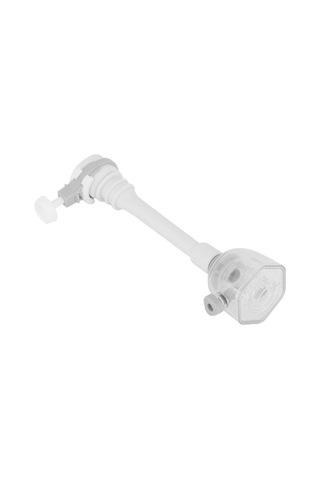 Yaozixa Abs Materyal Su Kaybını Azaltıcı, 360 Döner Esnek Boru, 2 Tip Sprey, Gri 18cm Musluk Uzatıcı