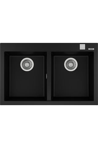 Teka Forsquare 790 Tg Çift Hazneli Tegranite+ Eviye - Siyah - 115260014