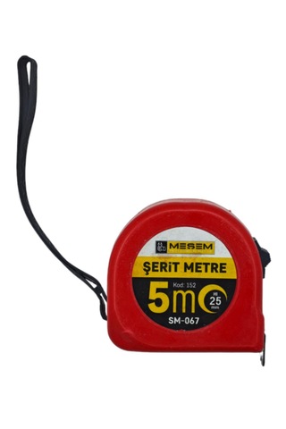 Meşem Şerit Metre 5mt 25mm