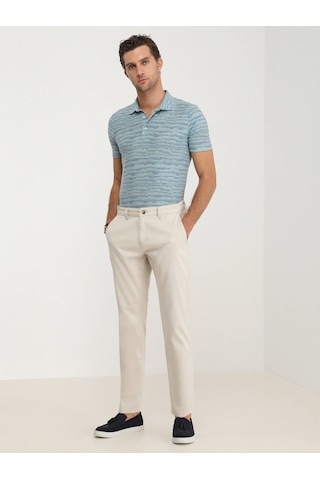 Kip Slim Fit Dar Paça Bej Erkek Pantolon Pant 2441 001
