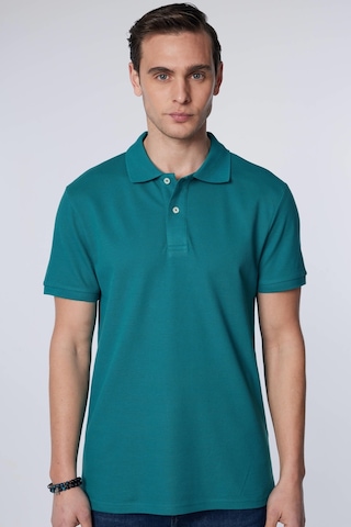 Tudors Erkek Slim Fit Dar Kesim %100 Pamuk Düz Pike Mavi Polo Yaka Tişört-30544-mavi Mavi