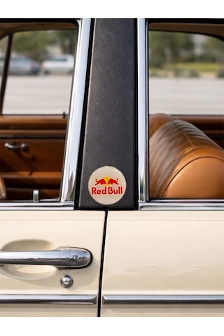 Redbull Damla Sticker Etiket Kabartmalı 3d Silikon Direk Arması Redbull Epoksi 2adet 3,5x3,5cm Çok Renkli
