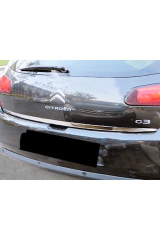Citroen C3 2009-2016 Krom Bagaj Alt Çıta P.çelik