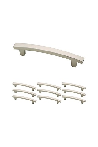 Franklin Brass Pierce Dolap Çekme, Nikel, 4 İnç Çekmece Kolu, 10'lu Paket, P29615k-sn-b