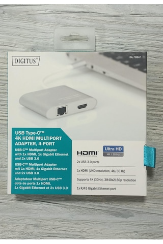 Dıgıtus Usb Type-c 4k Hdmı Multıport Çoklayıcı