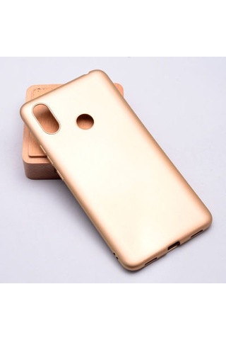 Xiaomi Mi Max 3 Kılıf Esnek Yapılı İnce Slim Silikon Kapak Ryc/premier Gold