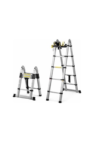 Sn-29682 3.2+3.2 Metre Teleskopik Merdiven Karavan & Tekne Katlanır Alüminyum