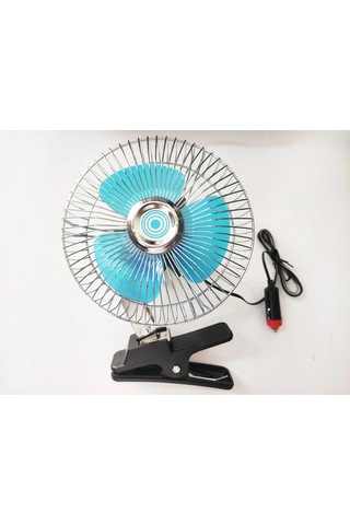 Oto Vantilatör 12 Volt 6 Inç Mandallı Çakmaklık Girişli