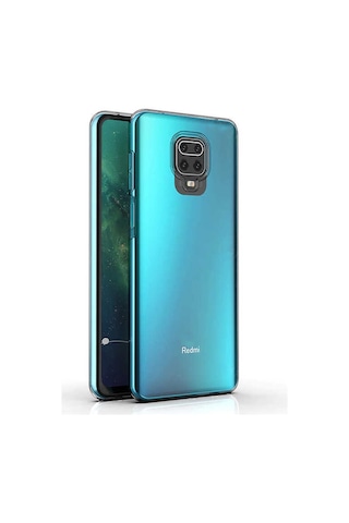 Xiaomi Redmi Note 9s Kılıf Zore Süper Silikon Kapak Renksiz