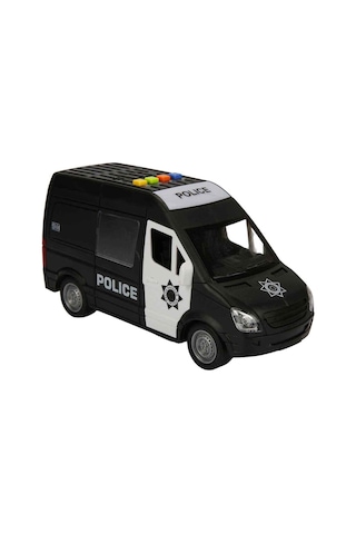 22 Cm Sesli Işıklı Pilli Polis Arabası Ve Ambulans - 1:16 Ölçek Oyuncak Kurtarma Araçlar Çok Renkli