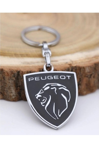 Peugeot Yeni Logo Metal Anahtarlık