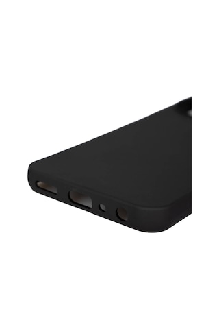 Noktaks - Realme 11 4g Uyumlu - Kılıf Mat Soft Esnek Biye Silikon - Siyah