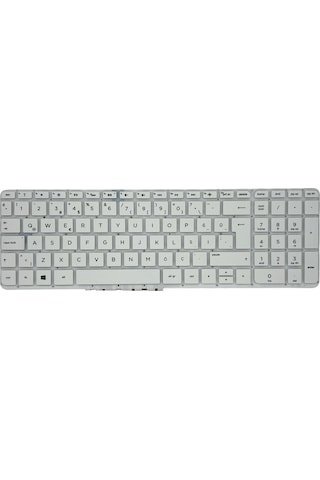Hp Uyumlu Pavilion 15-p011st J1s62ea , 15-p011st J1s62ea Klavye Beyaz Tr