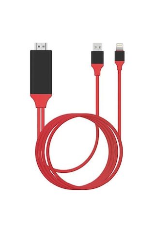 Nettech NTC2100 1 M Lightning + Usb To Hdmi Kablo