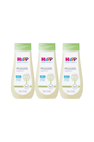 Hipp Babysanft Bebek Bakım Yağı/pelegeöl Sensıtıv 200ml 3lü Set