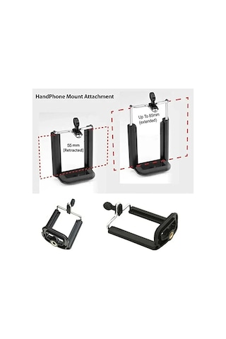 Tripod İçin Telefon Tutucu Aparat / Tüm Telefonlar İl Uyumlu