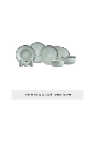 Karaca Earth Collection Skal 55 Parça 12 Kişilik Yemek Takımı