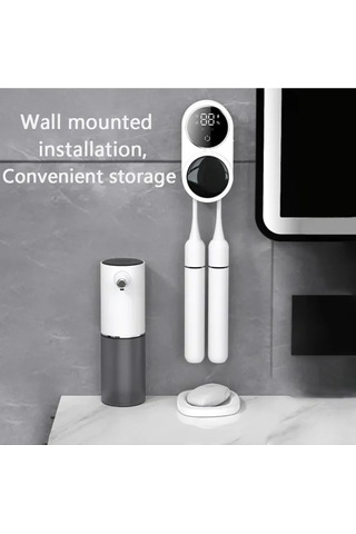 Fastbuy Akıllı Diş Fırçası Sterilizatörü, Kızılötesi Sensör Anahtarı, Beyaz Güç Göstergeli Beyaz