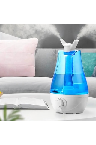 Ezere Qtum9 Çift Sprey Ultrasonik Hava Nemlendirici 3.5l Kls-204- 5775 Beyaz Gül