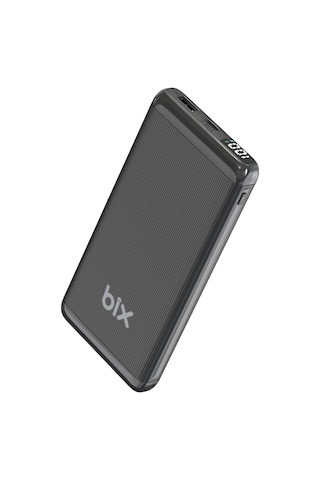 Bix Bxpb107 10000mah 20w Pd Type-c Usb Scp 22.5w Powerbank Siyah