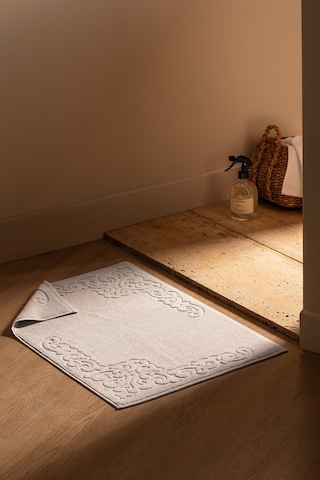 Orlena %100 Pamuk Ayak Havlusu - Gri - 50x70 Cm Gri