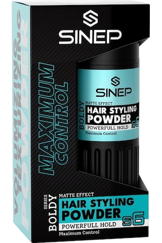 Sinep Toz Wax No:6 Powerful Hold Turkuaz Ekstra Güçlü Tutuş & Cesur Tarzlar 20 Gr