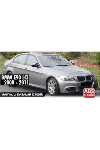 Bmw E90 Lcı Batman Yarasa Ayna Kapağı Parlak Siyah Abs 2008 2009 2010 2011