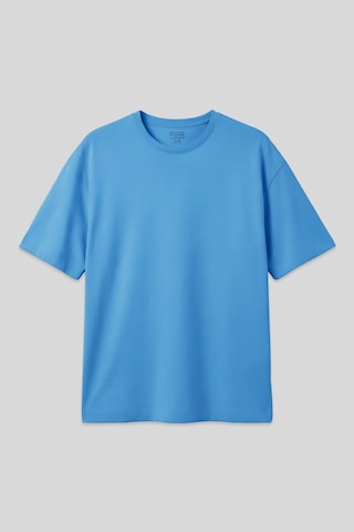 Basic Oversize O Yaka 2li Paket Fiesta-petrol Mavi Erkek T-shirt - 88377 Kırmızı - Mavi
