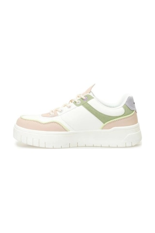 U.s. Polo Assn. Candy 5fx 101946942 Kadın Sneaker Ayakkabı Bej Beyaz Yeşil 36-40 Bej
