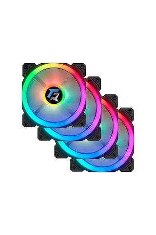 Gameforce 7R Pro 120 MM Rainbow Işıklı Sessiz Kasa Fanı 4'lü Set Gameforce 7R Pro 120 MM Rainbow Işıklı Sessiz Kasa Fanı 4'lü Set