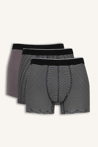 DeFacto Regular Fit 3'lü Boxer C9558AX24WNBK81