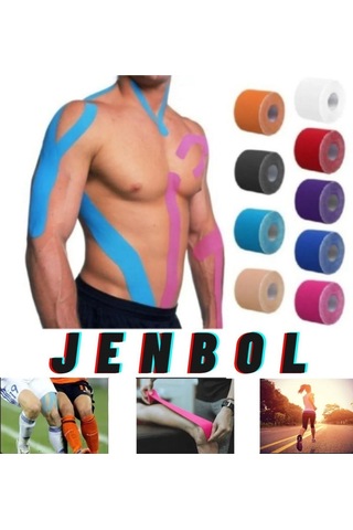 Jenbol Kinesiology Tape Ağrı Bandı 5 Cm X 5 M - Sarı