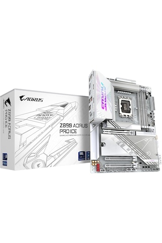 Gıgabyte Aorus Z890 Pro Ice 9500 Mhz Lga 1851 Soket Ddr5 Anakart