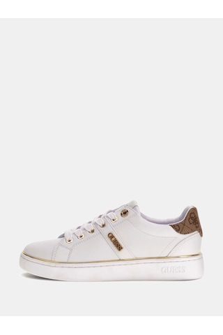 Guess Britz 4g Logolu Kadın Sneaker Ayakkabı Flfbtzele12 Beyaz