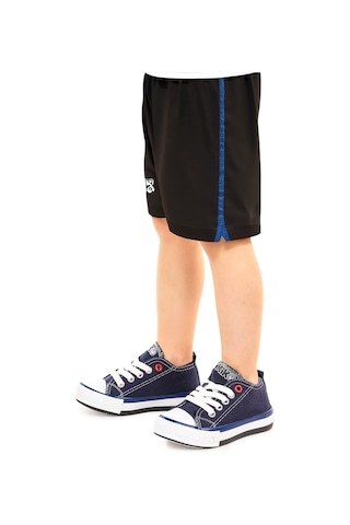 Kiko Kids Tinna Bağcıklı Erkek Bebek Keten Spor Ayakkabı Lacivert