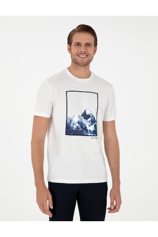 Pierre Cardin Erkek Ekru Tişört 50290614-vr019 Ekru
