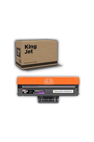 Kingjet Xerox Uyumlu 106r02773 Çipli Standart Kapasiteli Uyumlu Toneri Phaser 3020, 3025