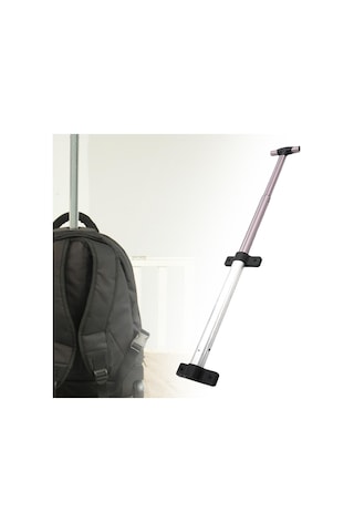 Homyl Bagaj Teleskopik Saplı Seyahat Aksesuarları, Kompakt Siyah Ve Beyaz