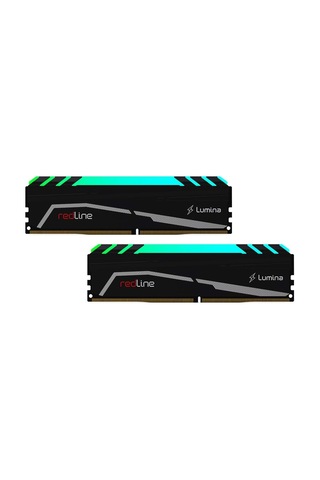 Redlıne Lumina - Ddr4 Rgb Oyun Dram - 16gb 2x8gb Udımm Bellek Kiti - 3200mhz Pc4-25600 Cl-16-288-pin 1.35v Masaüst
