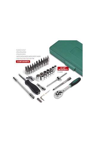 46 Parça Cırcırlı Lokma Seti Esnek Uzatma T Kol